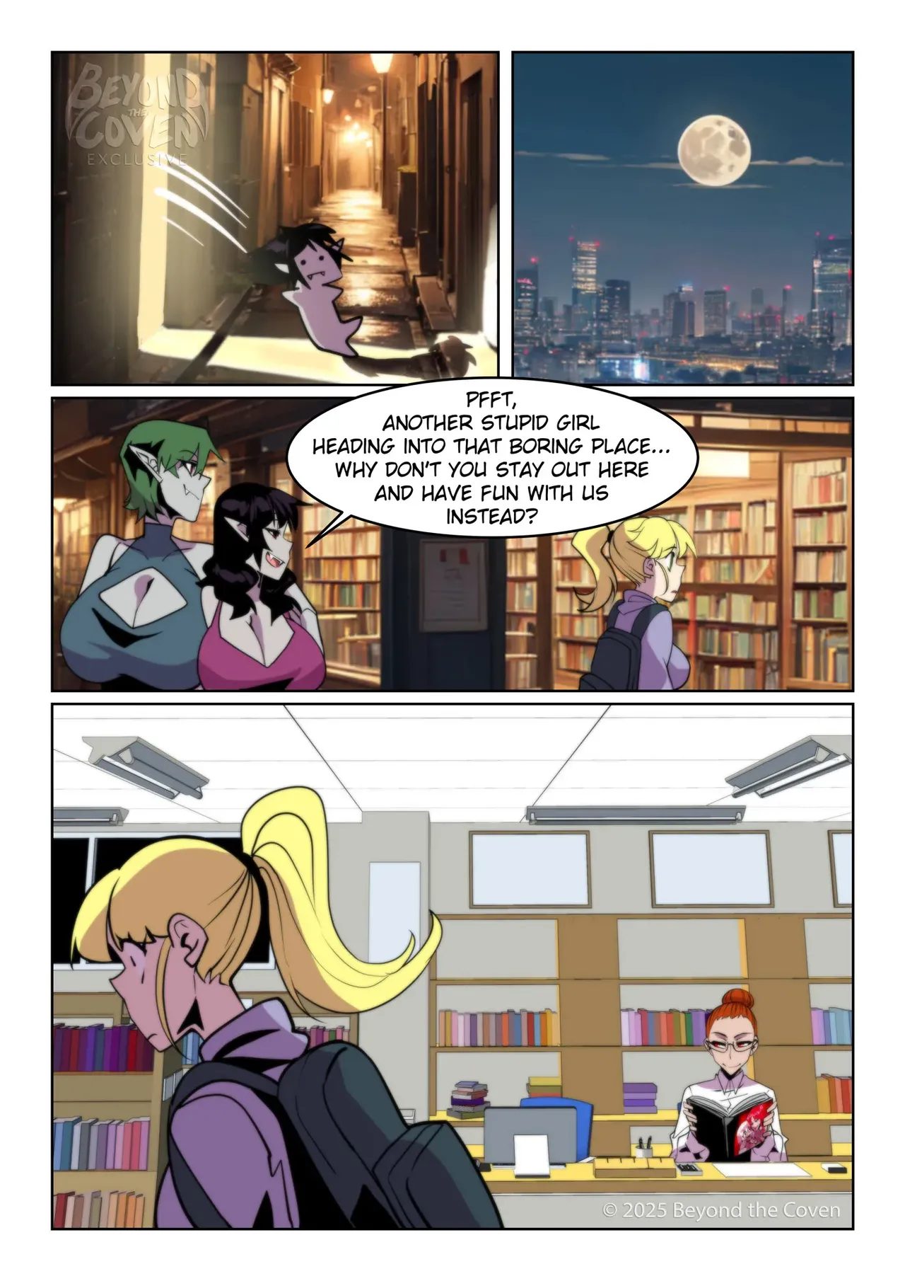 Quiet in the Library page 11 full