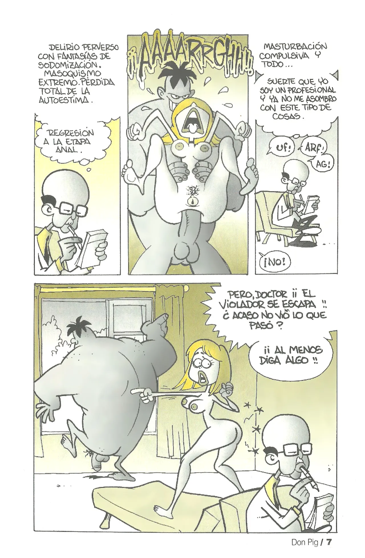 DON PIG COMIX  - 25 suplemento de la Revista 100% page 7 full