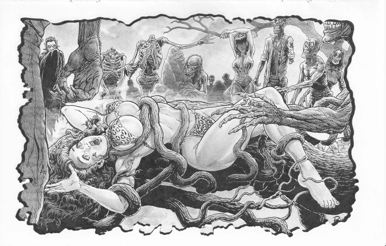 Cavewoman & Fiends - A Sketchbook By Budd Root page 11 full