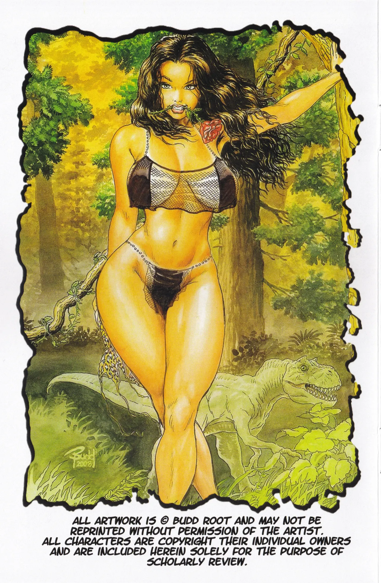 Cavewoman & Fiends - A Sketchbook By Budd Root page 2 full