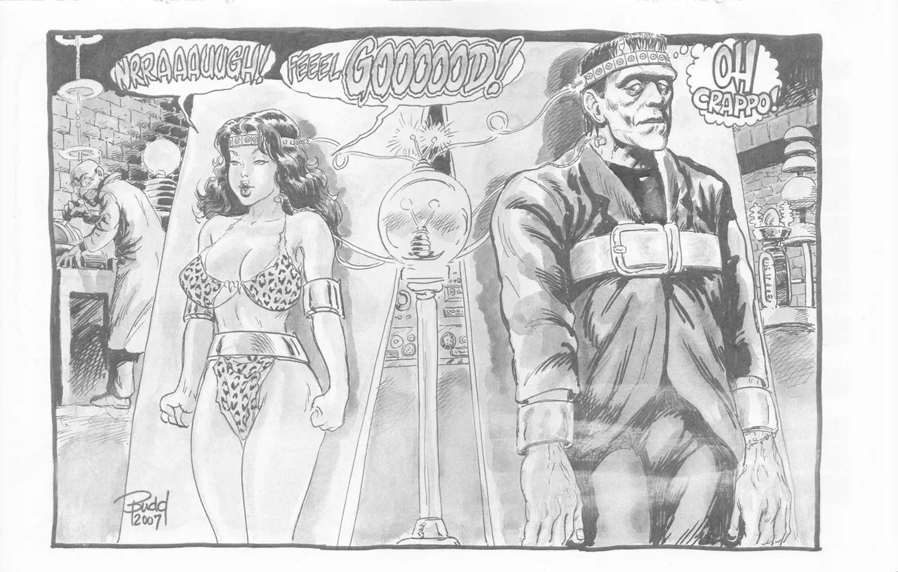 Cavewoman & Fiends - A Sketchbook By Budd Root page 9 full