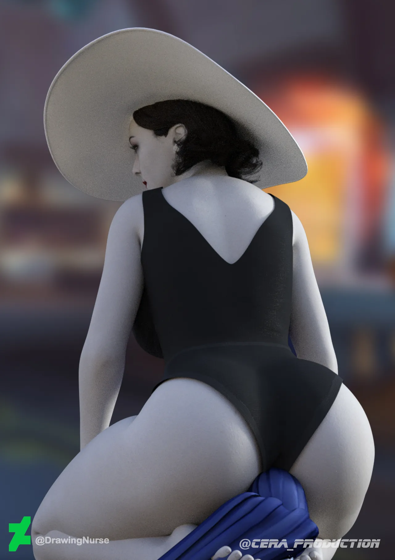 Lady Dimitrescu Is Dominating Widowmaker page 1 full