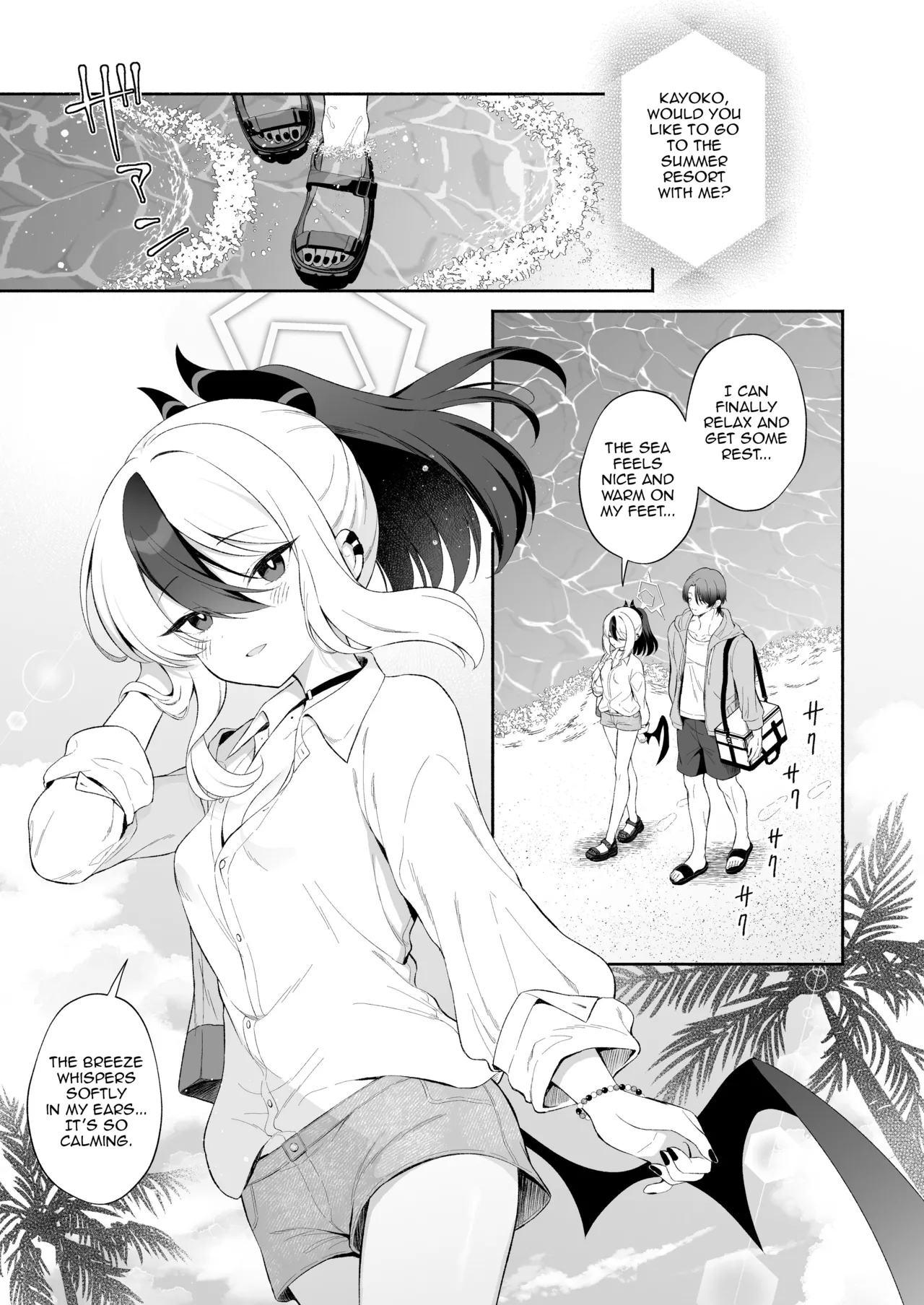 Nuresuke Kayoko to Bustei de... + Omake Manga Ano Hi no Sonogo... | Rain Soaked Kayoko at the Bus Stop + Omake manga after that day. page 2 full