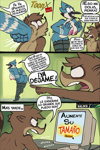 [ThingsHappen] A Regular Comic (Regular Show) (Spanish) [kalock] cover