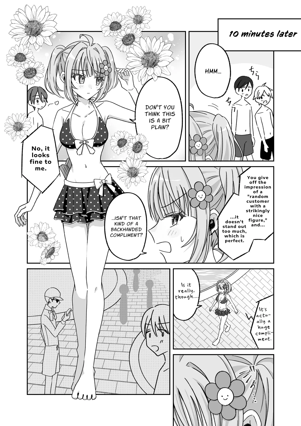Pool de Kyousei Porori!? Mizugi Bijo wo Nerau Hentai Otoko wo Tsukamaero! + -AFTER- | Poolside Exposure!? Catch The Pervert That Targets Swimsuit Beauties! + ~AFTER~ page 11 full