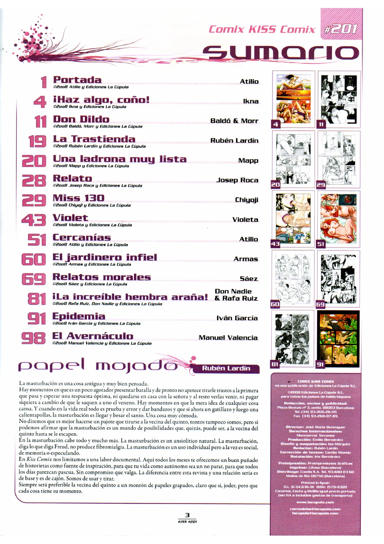 Kiss Comix #201 page 3 full