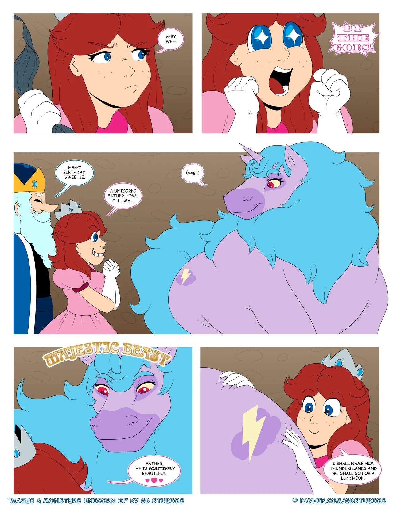 Mazes & Monsters Unicorn #1 page 4 full