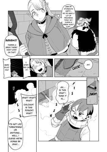 [Oekaki Kaki] Dungeon Meshi- How to Remove the "Horny" Gas Debuff! (Dungeon Meshi) cover