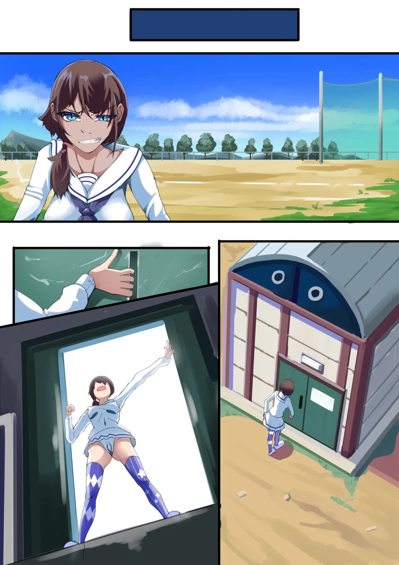 Futanari reindeer transformation! Absolute obedience to the child with Santa makeup page 4 full