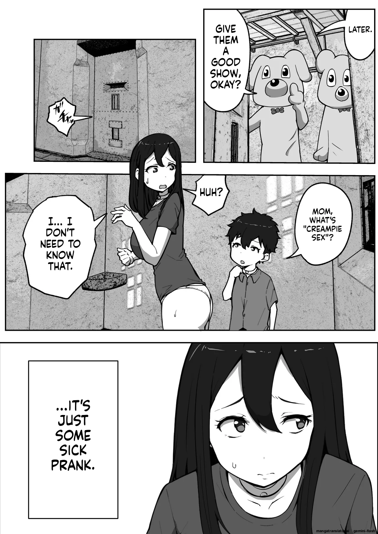 Oyako Nakadashi desugemu | Parent-Child Creampie Death Game page 11 full