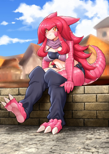 [Nembuta] Lizard Musume to Boukensha cover