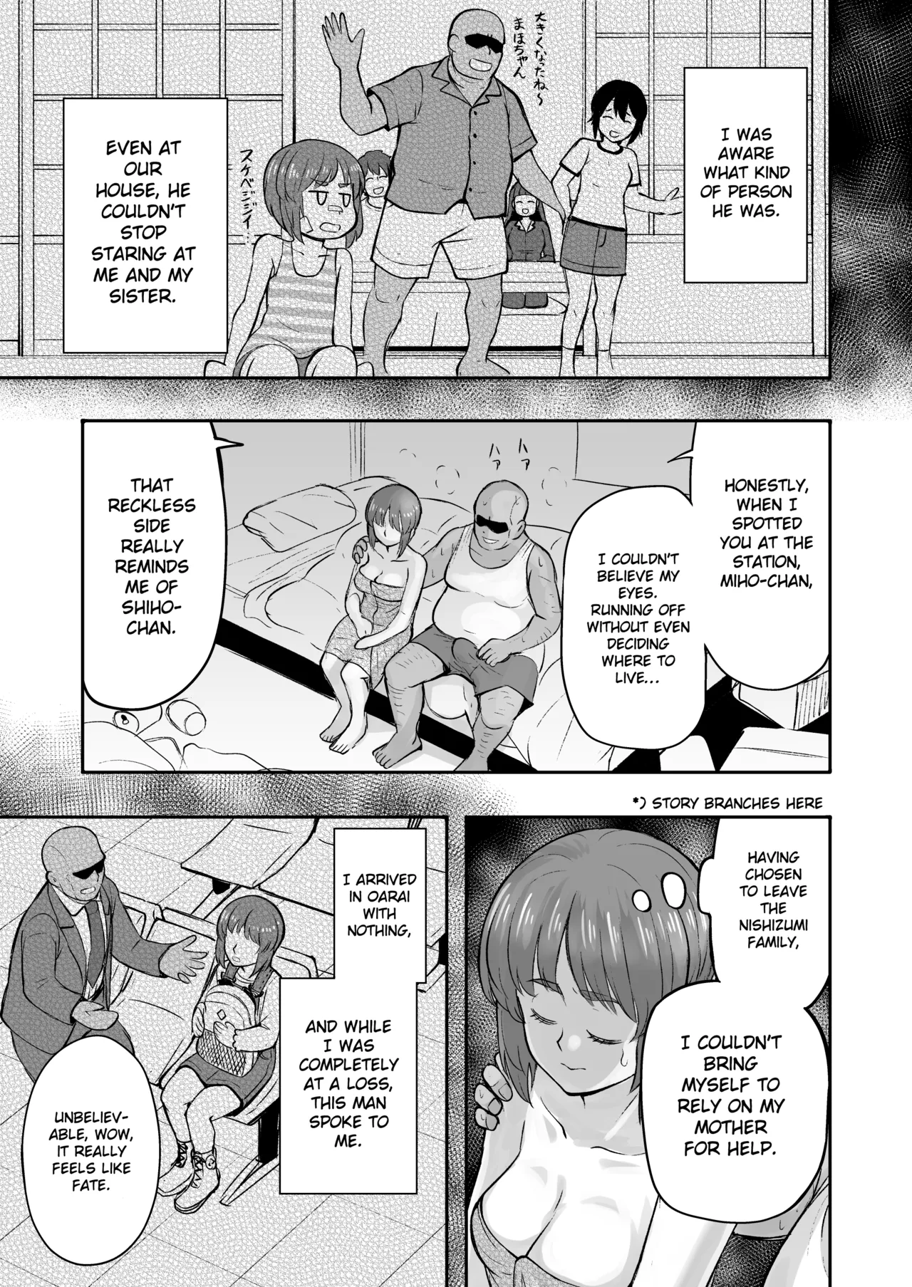 A tale about Miho, who can’t resist an older man’s passionate french-kiss and ends up forgiving him for everything, even though she knows this is wrong page 6 full