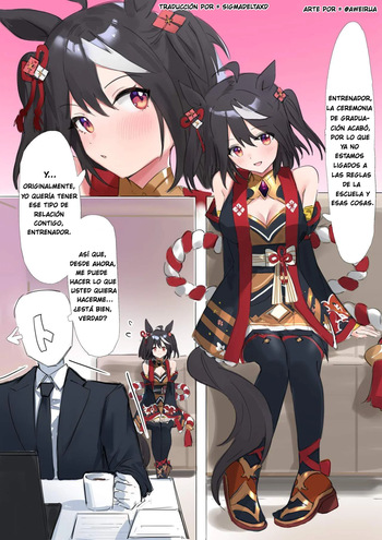 [Awei] Kitasan Umapyoi｜Kitasan Enamorada (Uma Musume Pretty Derby) [Spanish] [SigmaDeltaXD] [Decensored] cover