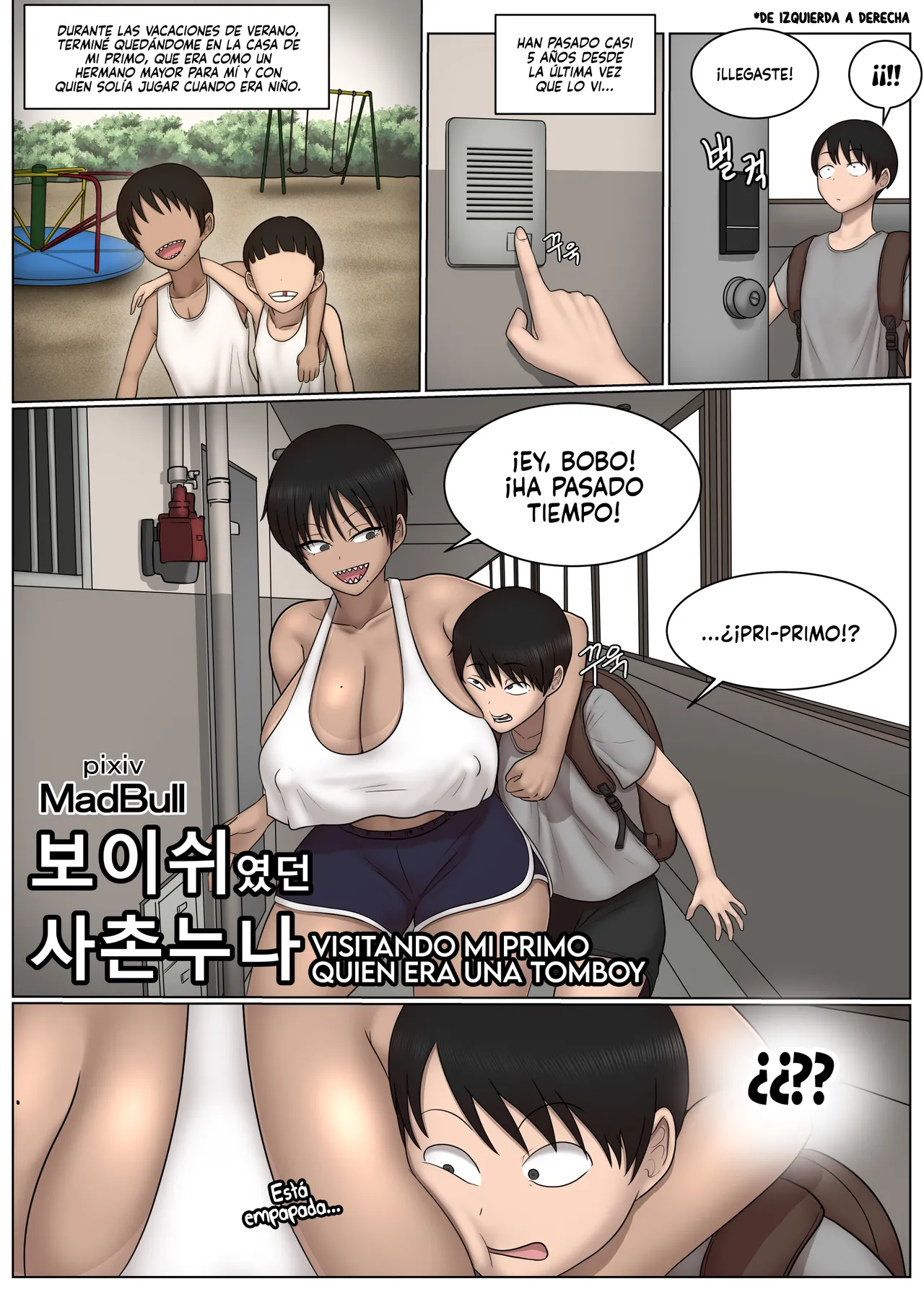 Visitando mi Primo Quien era una Tomboy page 1 full