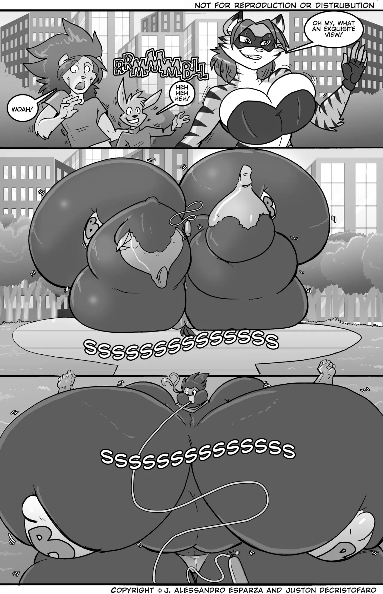 Attack of the 50 foot Wolfette/Bindi vs. Busty Bird page 8 full