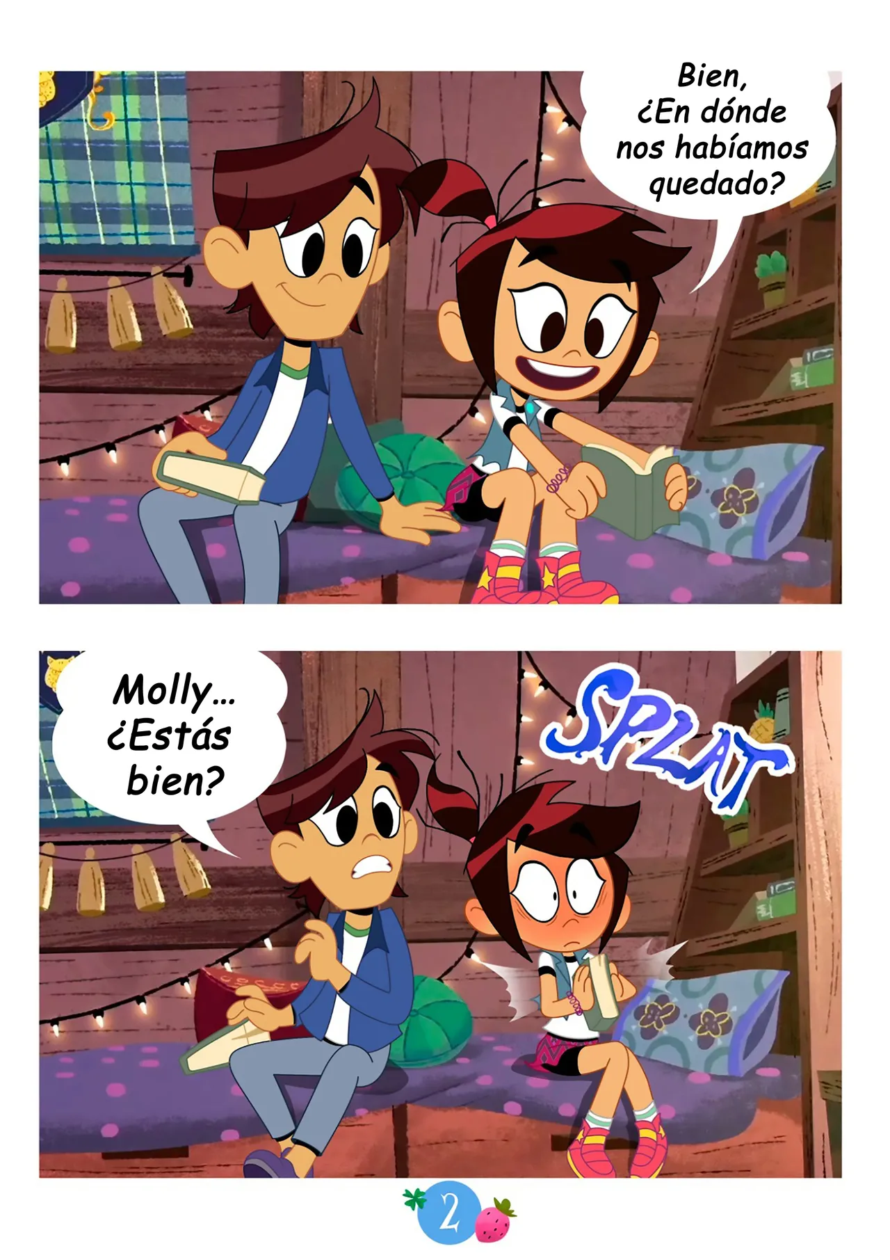 Molly & Ollie en "Estudiándonos" page 2 full