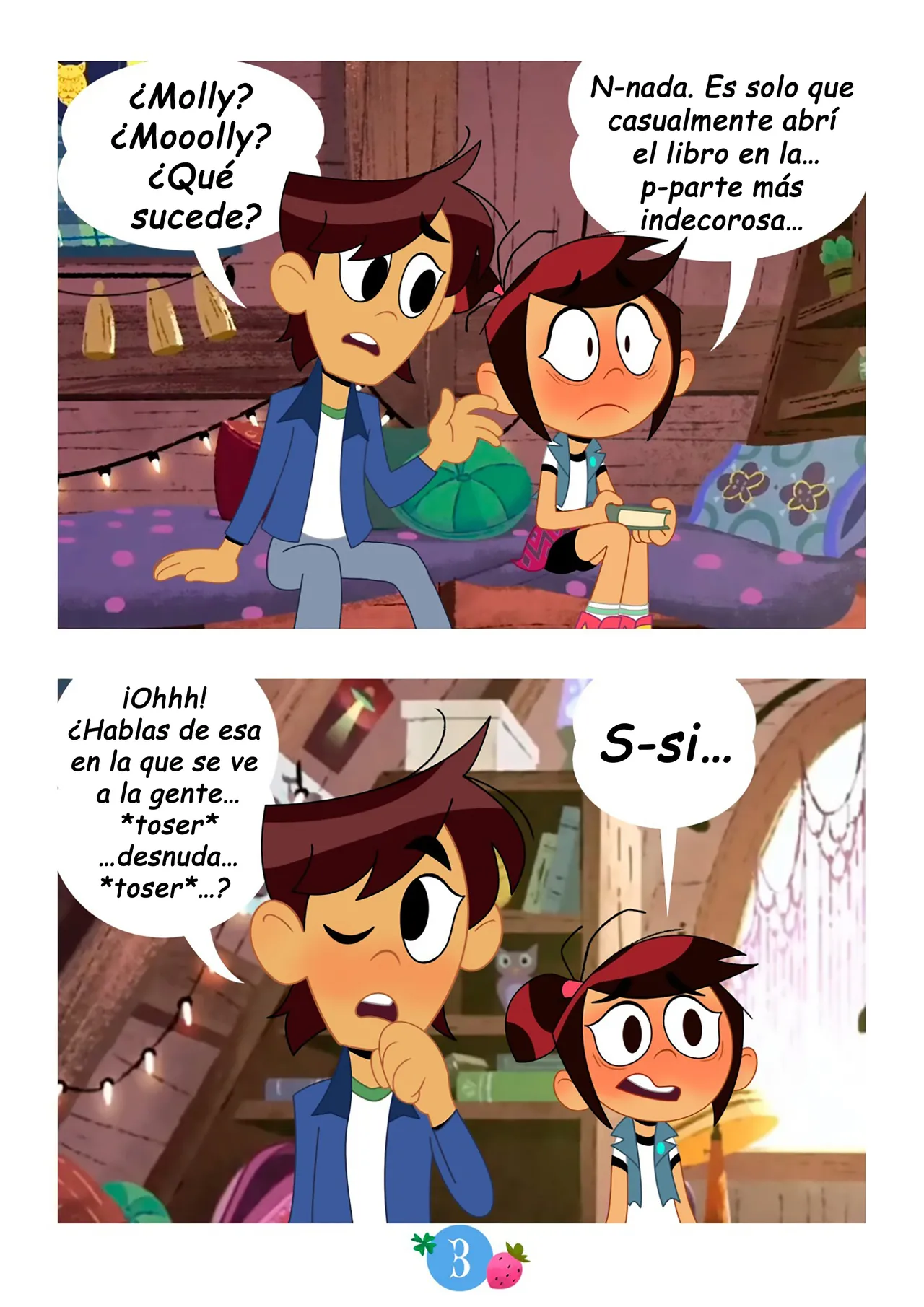 Molly & Ollie en "Estudiándonos" page 3 full