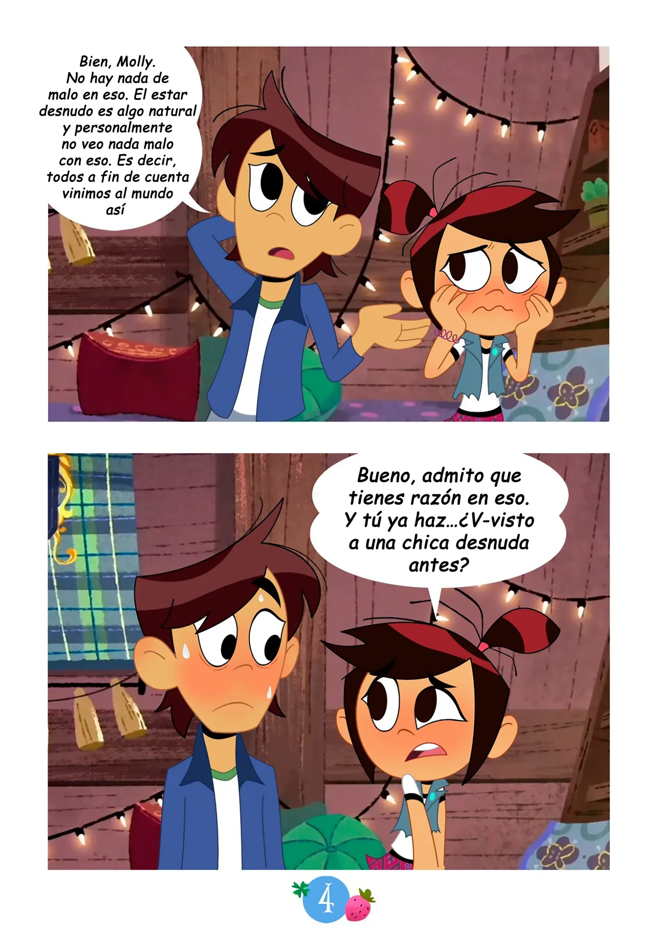 Molly & Ollie en "Estudiándonos" page 4 full