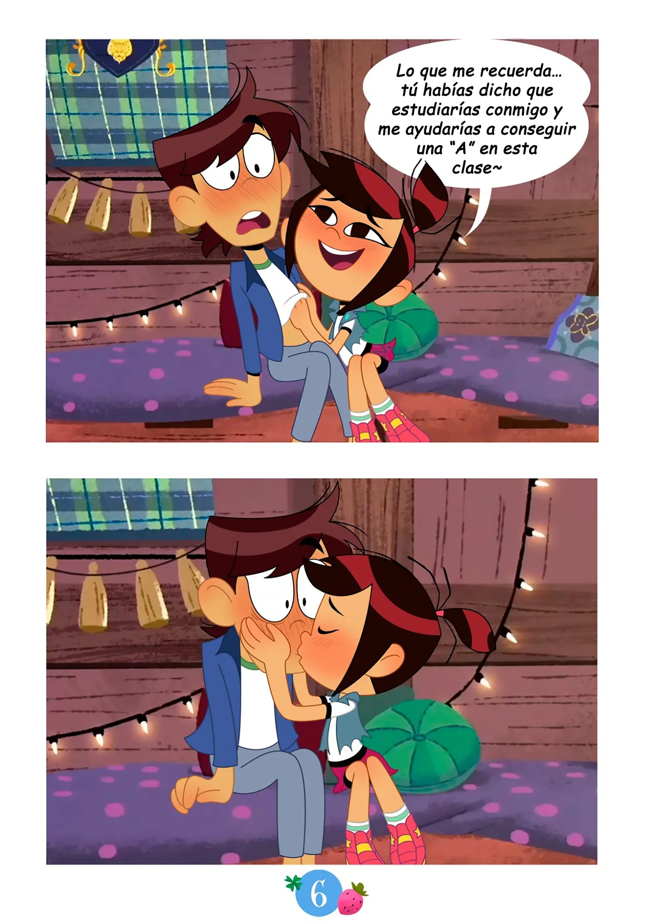 Molly & Ollie en "Estudiándonos" page 6 full