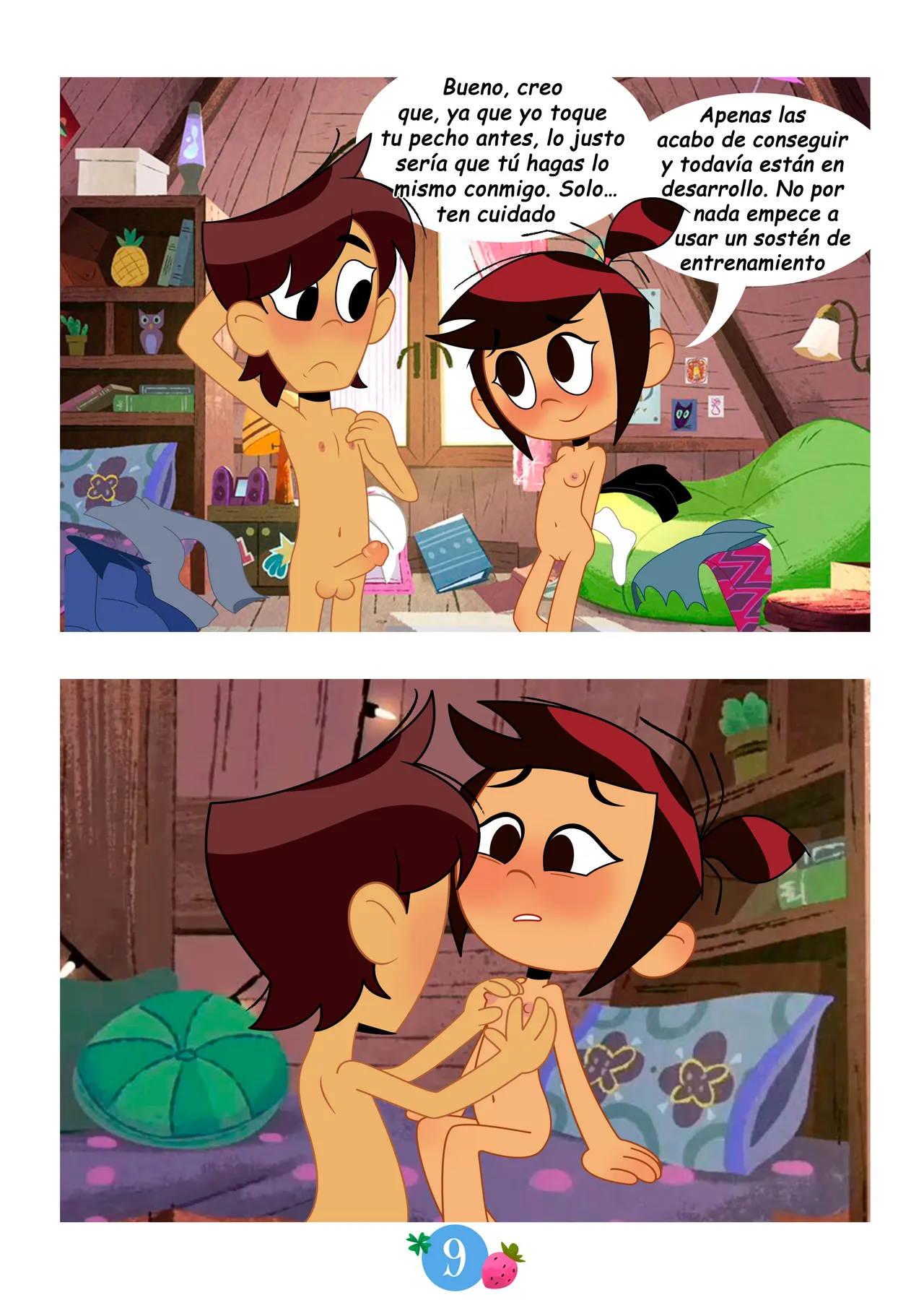 Molly & Ollie en "Estudiándonos" page 9 full
