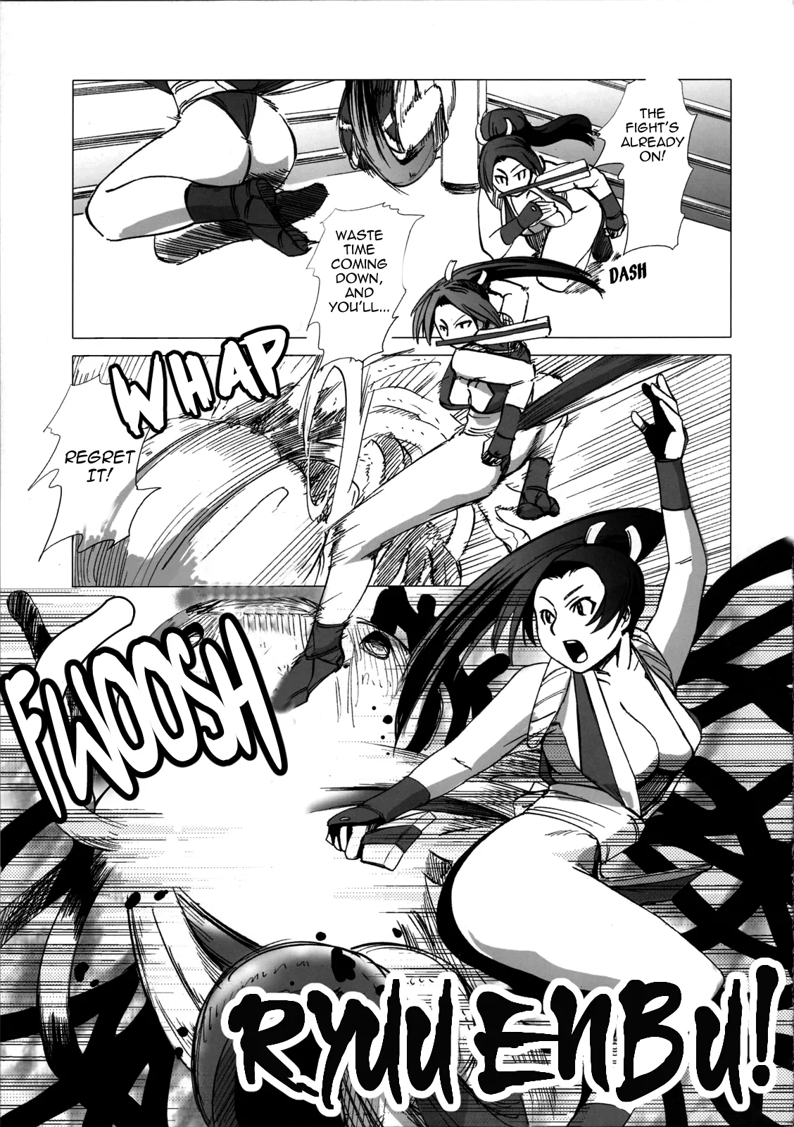 Kaseijin Tai Onna Ninja - Mars People vs Mai Shiranui page 7 full