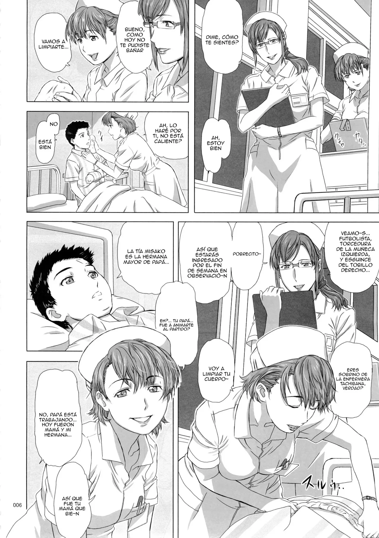 Tachibana Fuchou no Oigosan｜El Sobrino de la Jefa de Enfermeras, Tachibana page 4 full