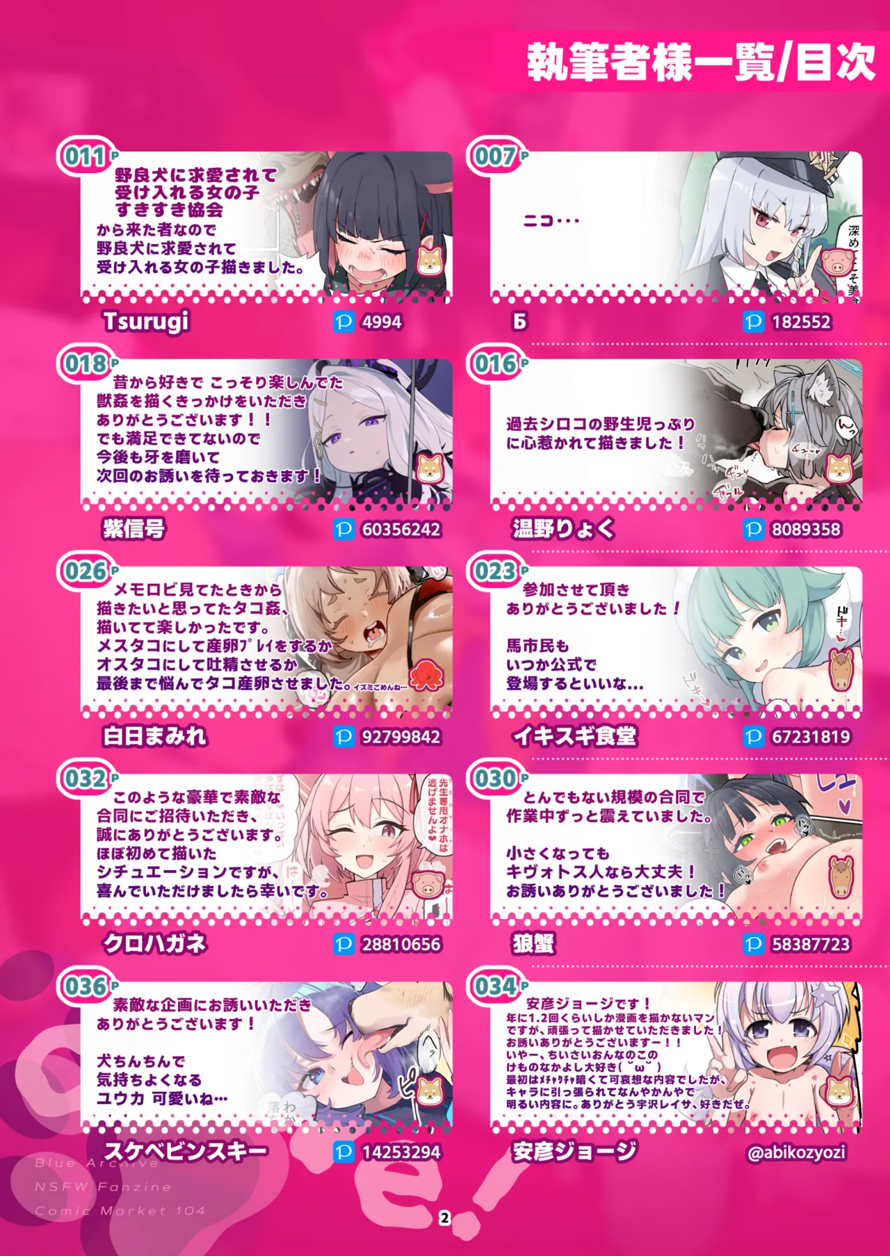 BluArch Juukan Goudoushi Sow do on me! vol. 1 | Blue Archive Beastiality Anthology Sow do on me! vol. 1 page 2 full