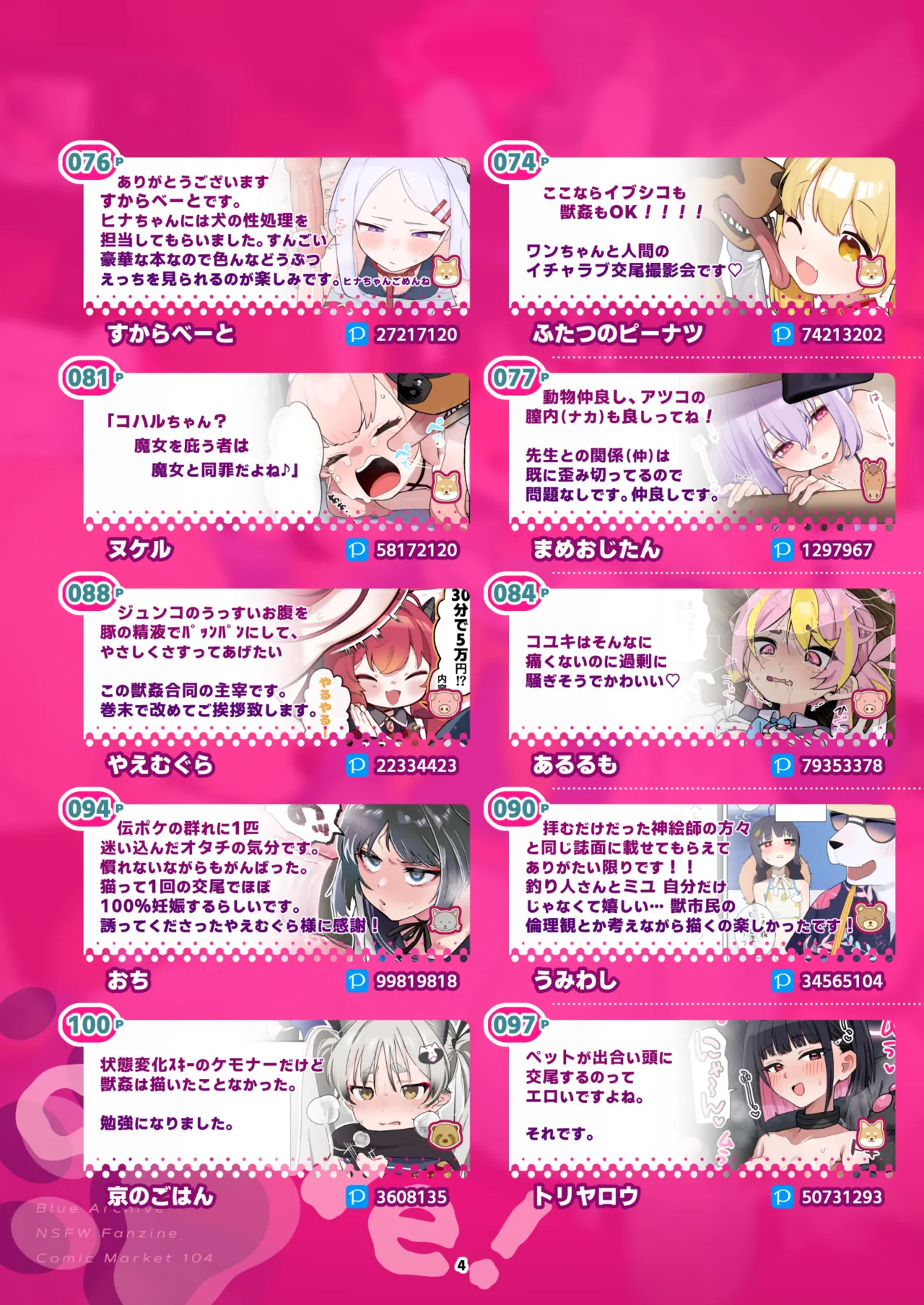 BluArch Juukan Goudoushi Sow do on me! vol. 1 | Blue Archive Beastiality Anthology Sow do on me! vol. 1 page 4 full