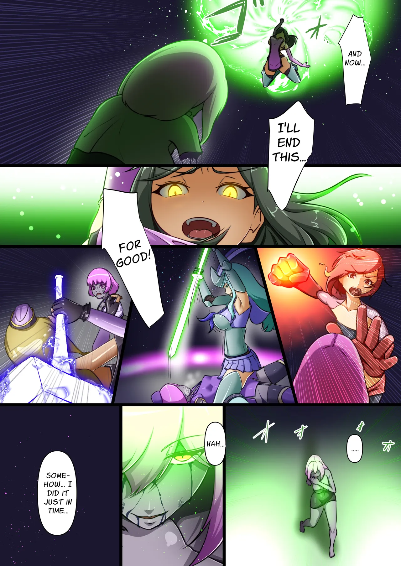 A Story Of Girls Fighting Naughty Enemies And Losing ~Total War Chapter~ page 8 full