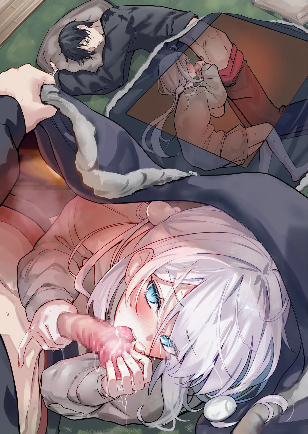 コタツの中、えっちな攻棒戦♥ page 5 full