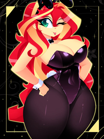 [Xan13] Equestria Bunnygirls (My Little Pony: Equestria Girls) cover