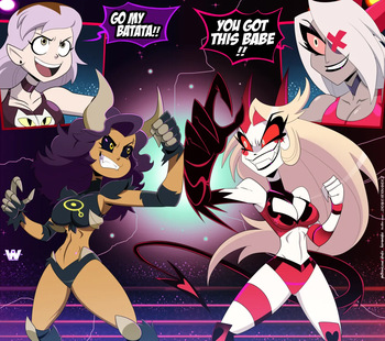 [DRAKE-HERNANDEZ] Chaggie vs Lumity (Hazbin Hotel/The Owl House) cover