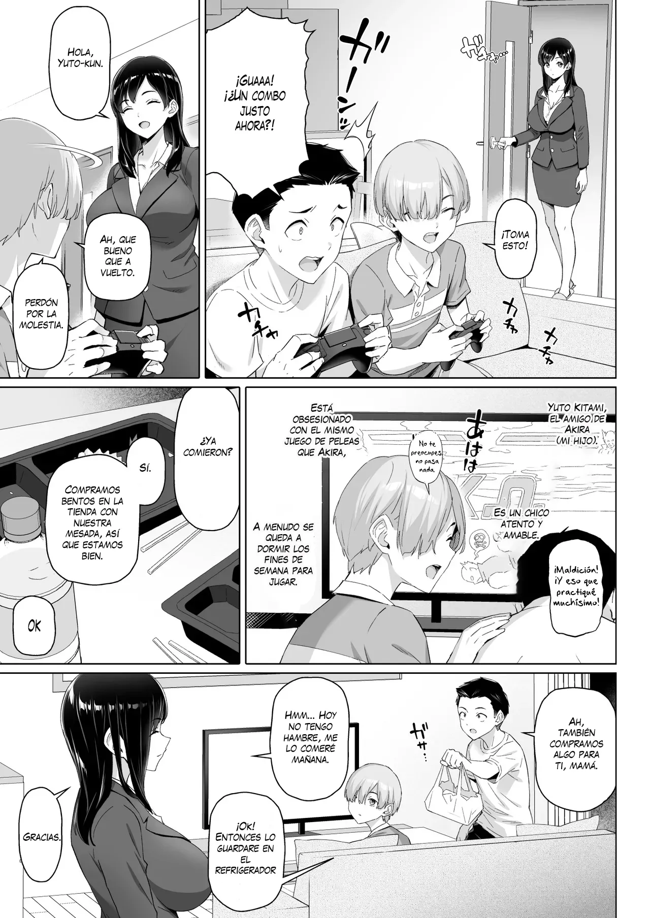 Single Mother to Mujaki na Chinchin - Una Madre Soltera y Un Pene Inocente page 5 full