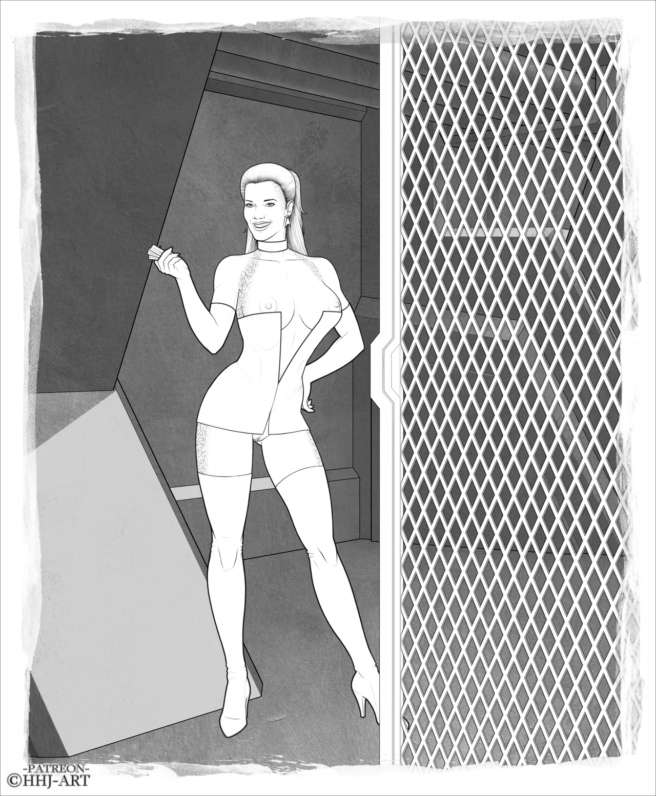 Artist High-Heeled Jill page 8 full