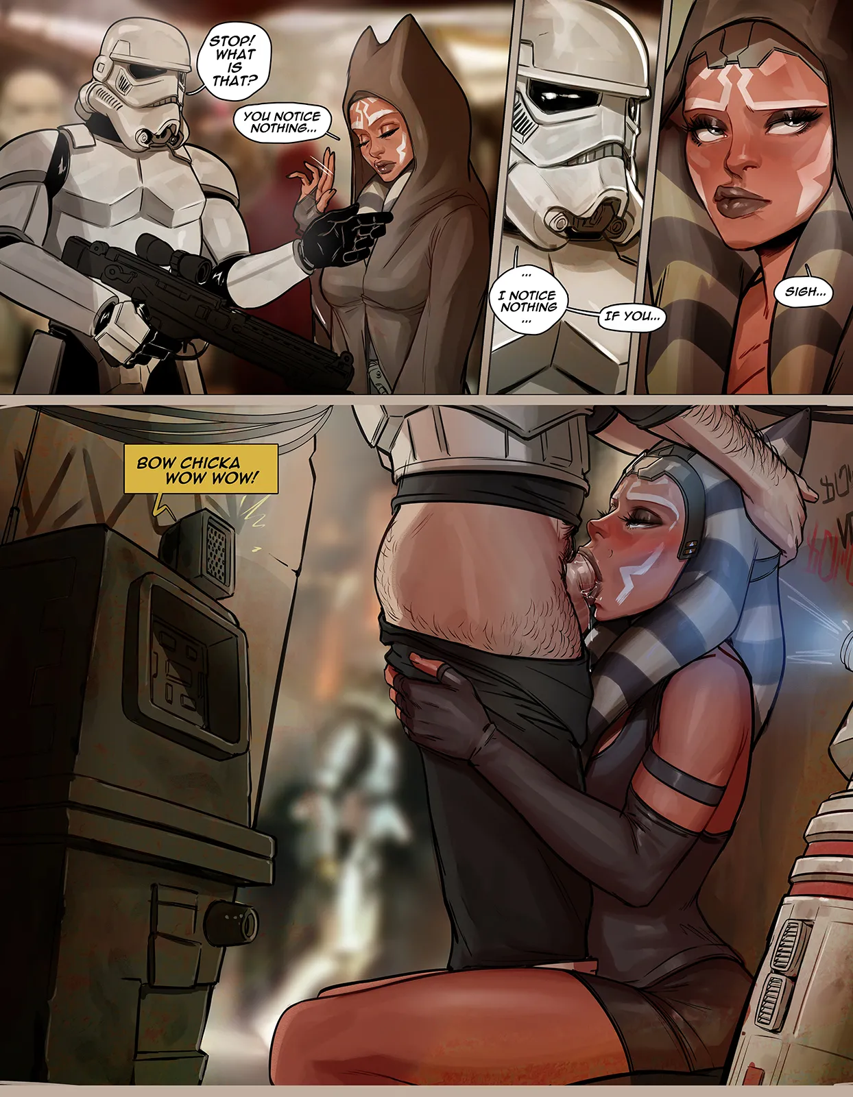Ahsoka Tano & Talia | Coruscant Night Life page 1 full