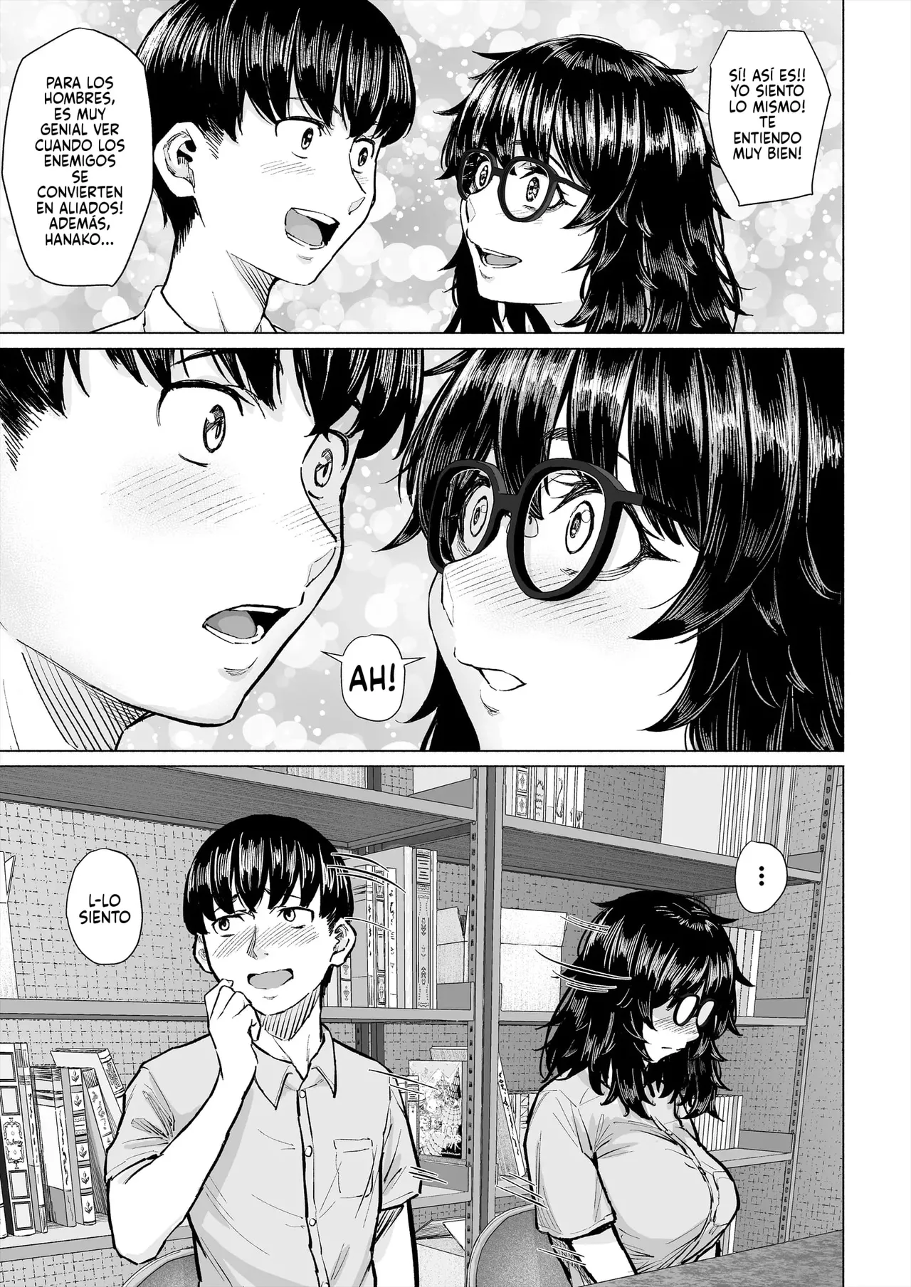 Otaku Tomodachi to Tsukiaeta noni Charao ni Netorareta Hanashi｜La Histora de cómo Conseguí Salir con mi Amiga Otaku sólo para que un Matón me la Robara page 4 full