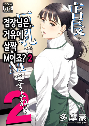 [Tamagou] 점장님은, 거유에 살짝 M이죠? 2 [Korean] cover
