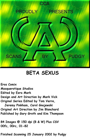 [Mark Vick] Beta Sexus #1 - Victims [ENG] cover