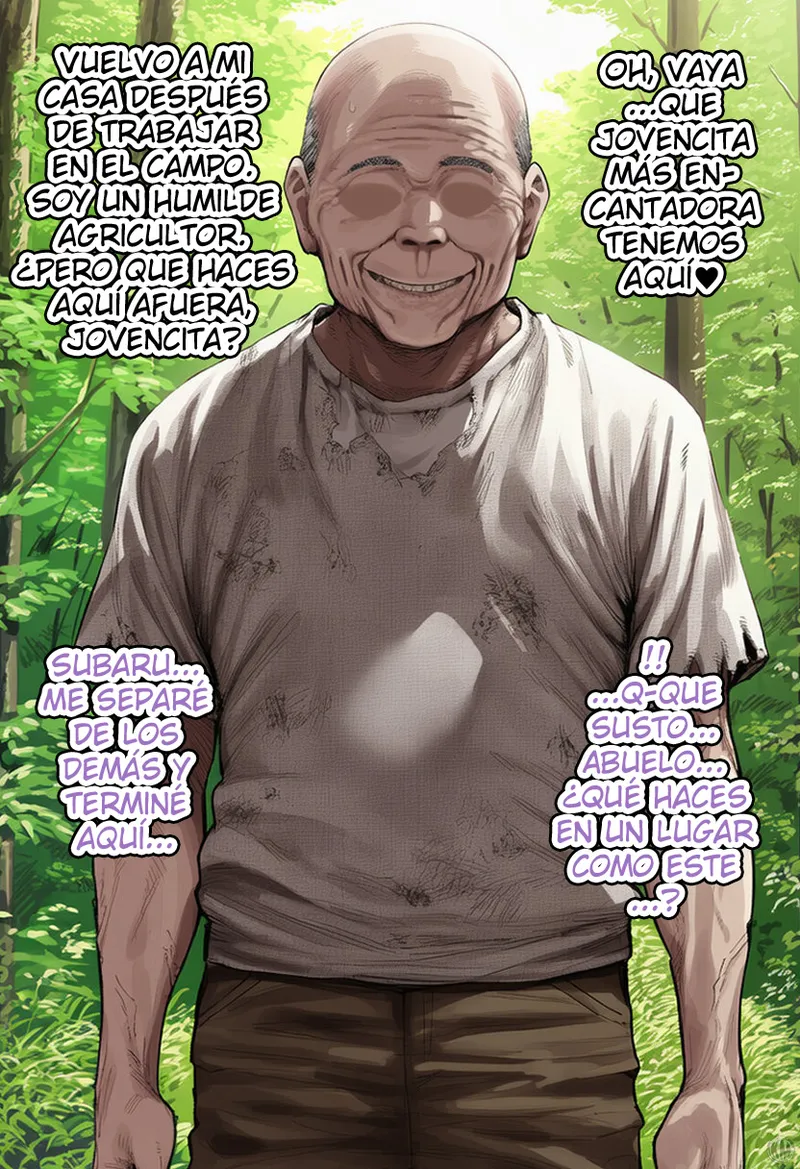 Kouketsu na Half Elf no Emilia ga Henkyou no Noumin Jiji ni Damasare Yome ni Otosareru｜La Noble Semielfa Emilia es Engañada por un Viejo Granjero en la Frontera y se Convierte en su Esposa page 5 full