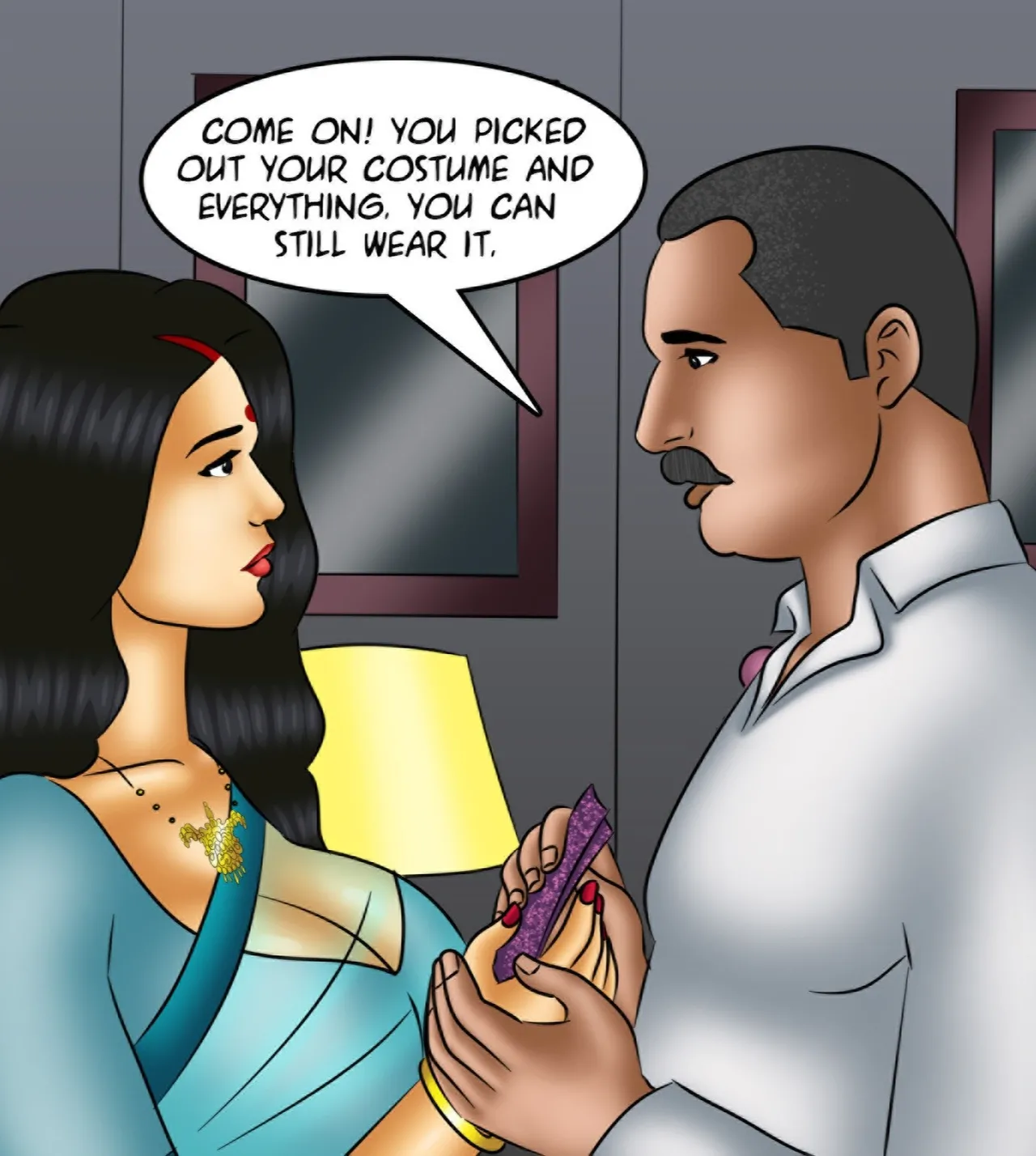 Savita Bhabhi Episode 133 Comic-Con Quest page 7 full