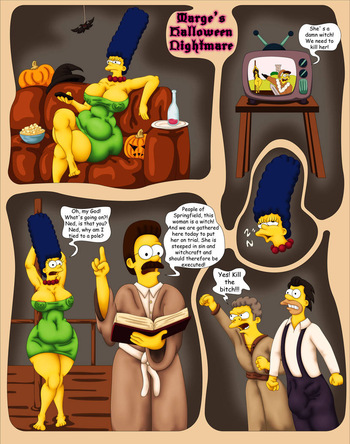 [Bynshy] Marge's Halloween nightmare cover