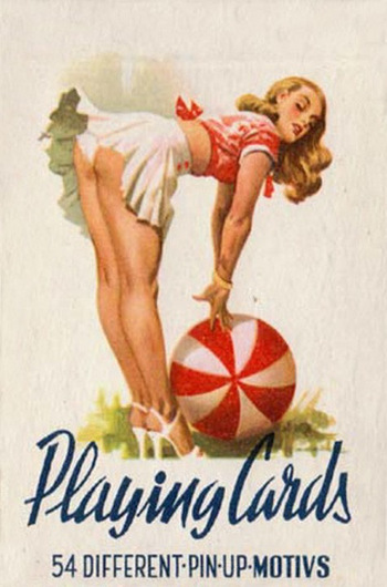 Old Cards Sets - Different Pin Up Motivs cover