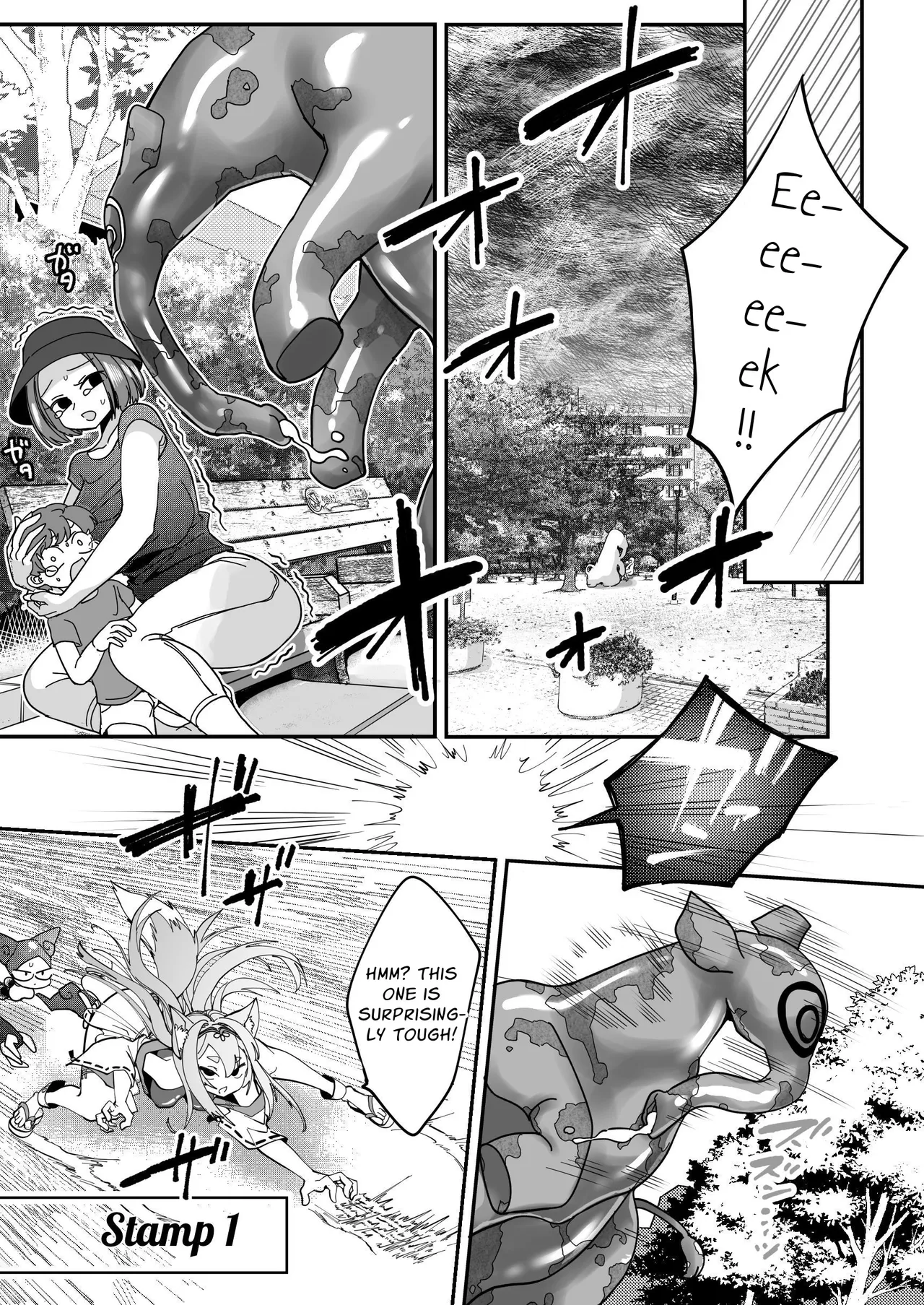 Mahou Shoujo Gingitsune Ecchi na Stamp Rally de Sekika Chuudoku!! | Magical Girl Silverfox ~Erotic Stamp Rally Petrifaction Addiction!!~ page 11 full