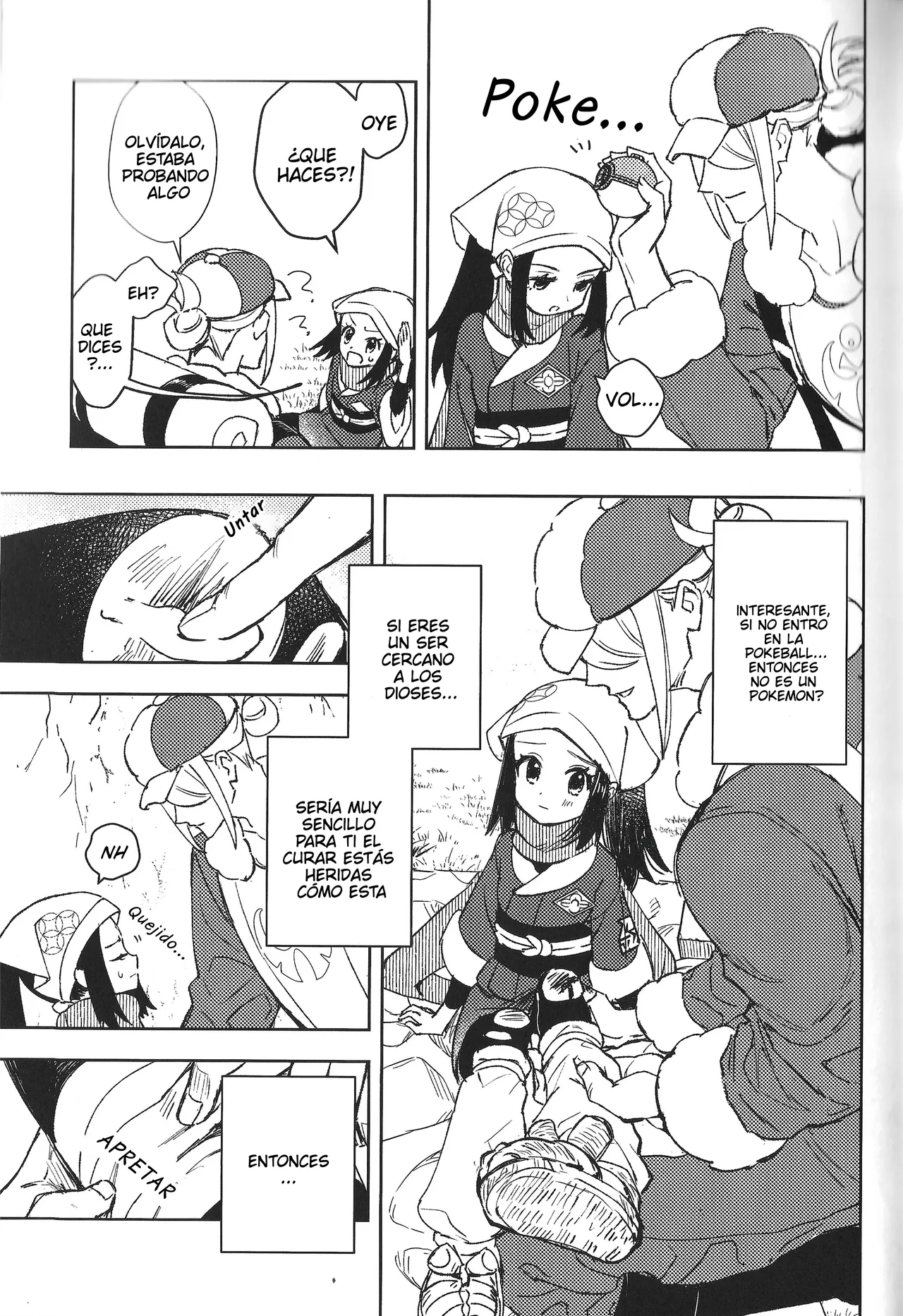 El Desvanecer del Castigo Divino- Pokemon LEGENDS Arceus dj- Volo x Akari  Dur page 11 full