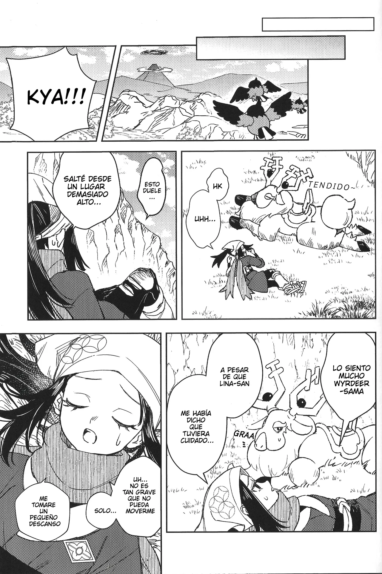 El Desvanecer del Castigo Divino- Pokemon LEGENDS Arceus dj- Volo x Akari  Dur page 9 full