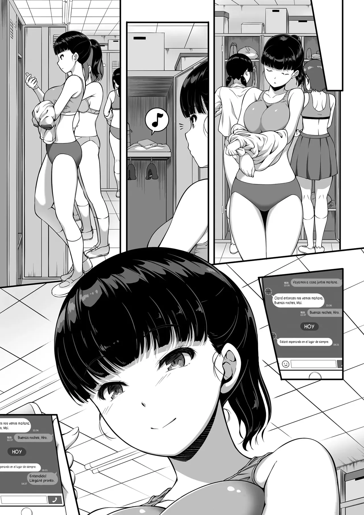 Joshi Volley-bu JK, Netorareru.｜Club de Voleibol Femenino, Colegialas Infieles. page 6 full