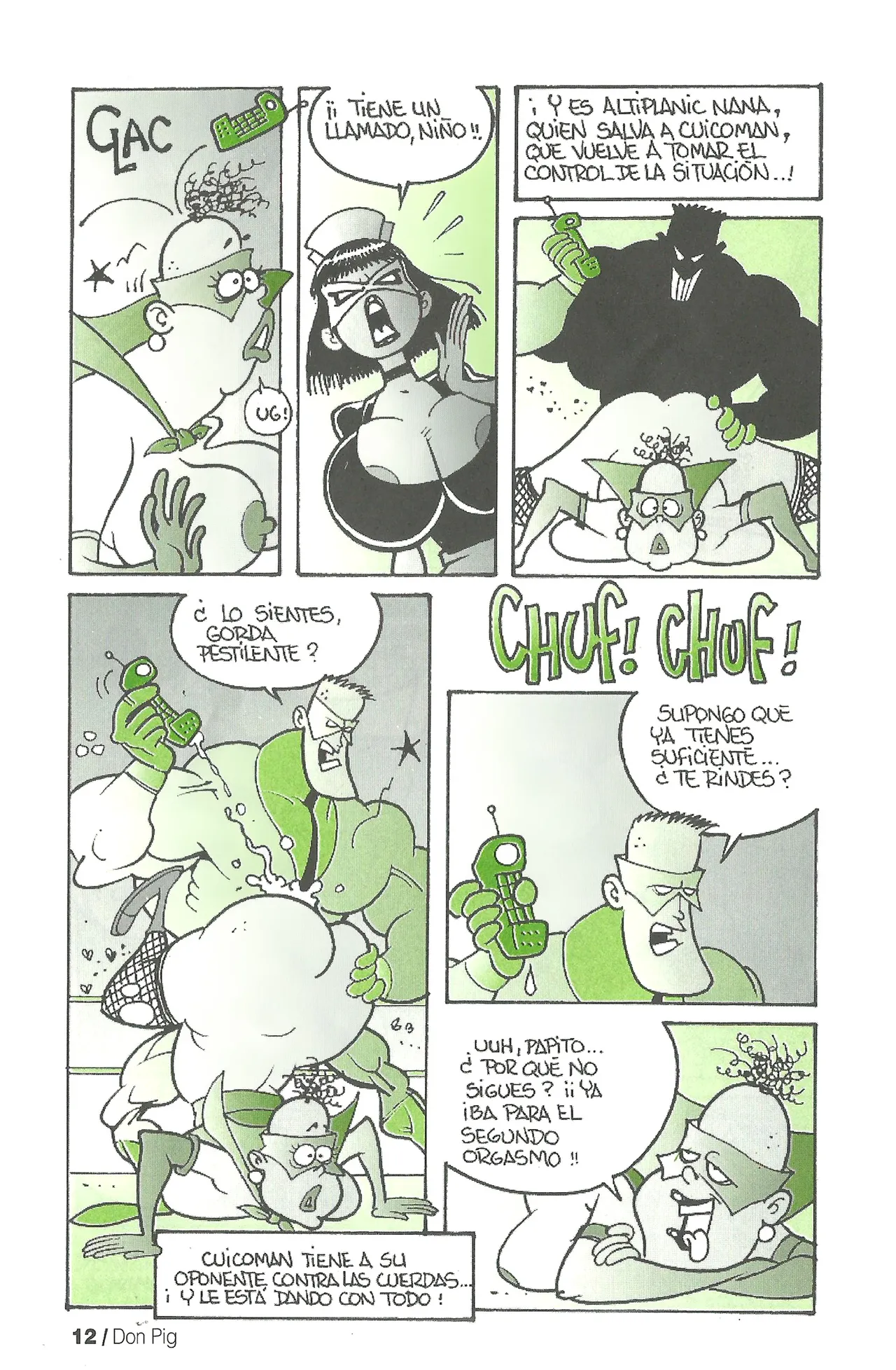 DON PIG COMIX  - 26 suplemento de la Revista 100% page 12 full