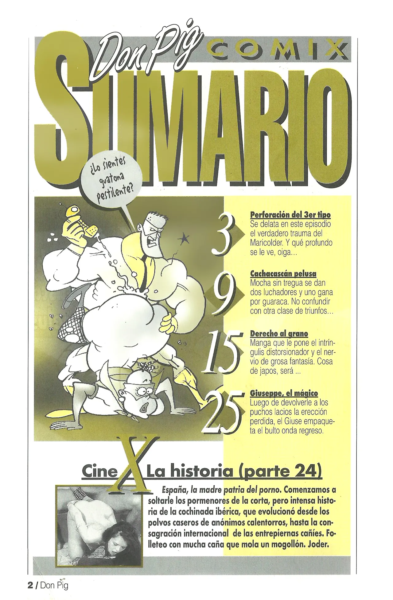 DON PIG COMIX  - 26 suplemento de la Revista 100% page 2 full