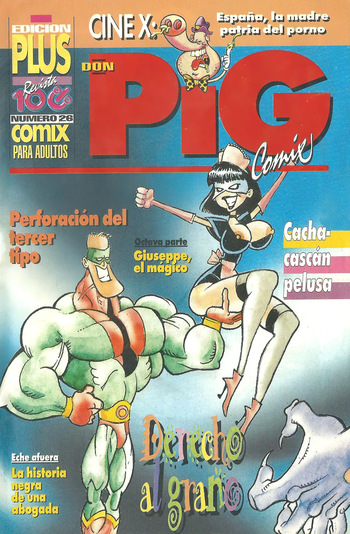 DON PIG COMIX  - 26 suplemento de la Revista 100% cover