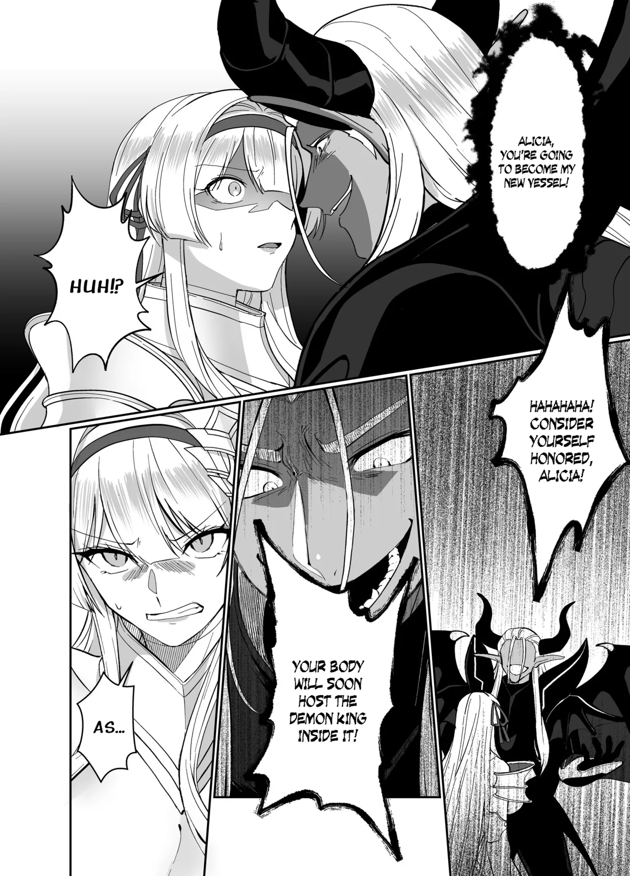 Hyouten no Kishi Alicia ~Seigi no Hime Kishi ga Maou no Utsuwa ni Somari Ochiru Toki kara~ page 9 full